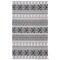 Safavieh 7 ft. 7 in. x 10 ft. Augustine 400 Rectangle Power Loomed RugBlack & Cream AGT445Z-8 - alternate 1